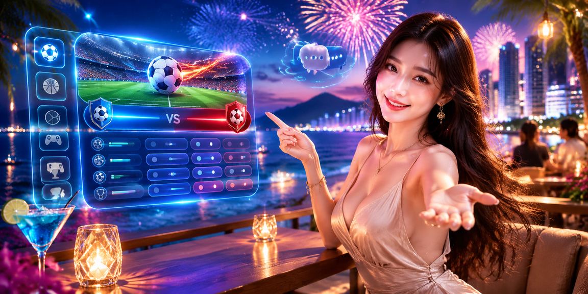 Người dùng tại Nha Trang thư giãn bên bãi biển và theo dõi kết quả cược thể thao trên điện thoại